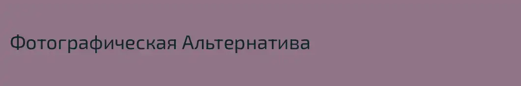 Фотографическая Альтернатива